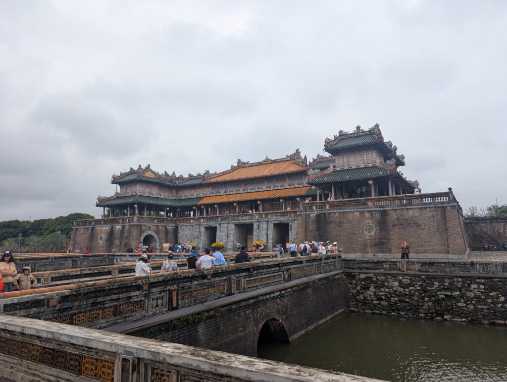 The main gate to the ancient imperial city in Hue.