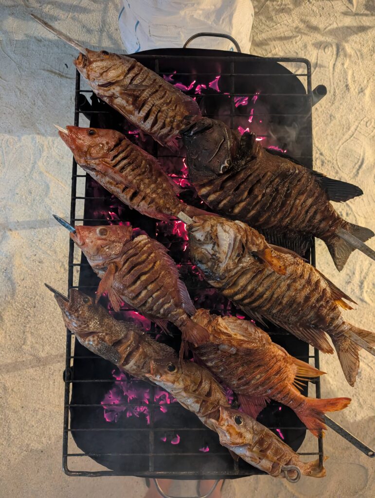 An image of some delicious BBQ fish!